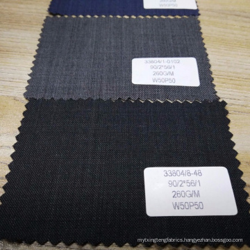 wholesales stock wool polyester fabric suit fabric